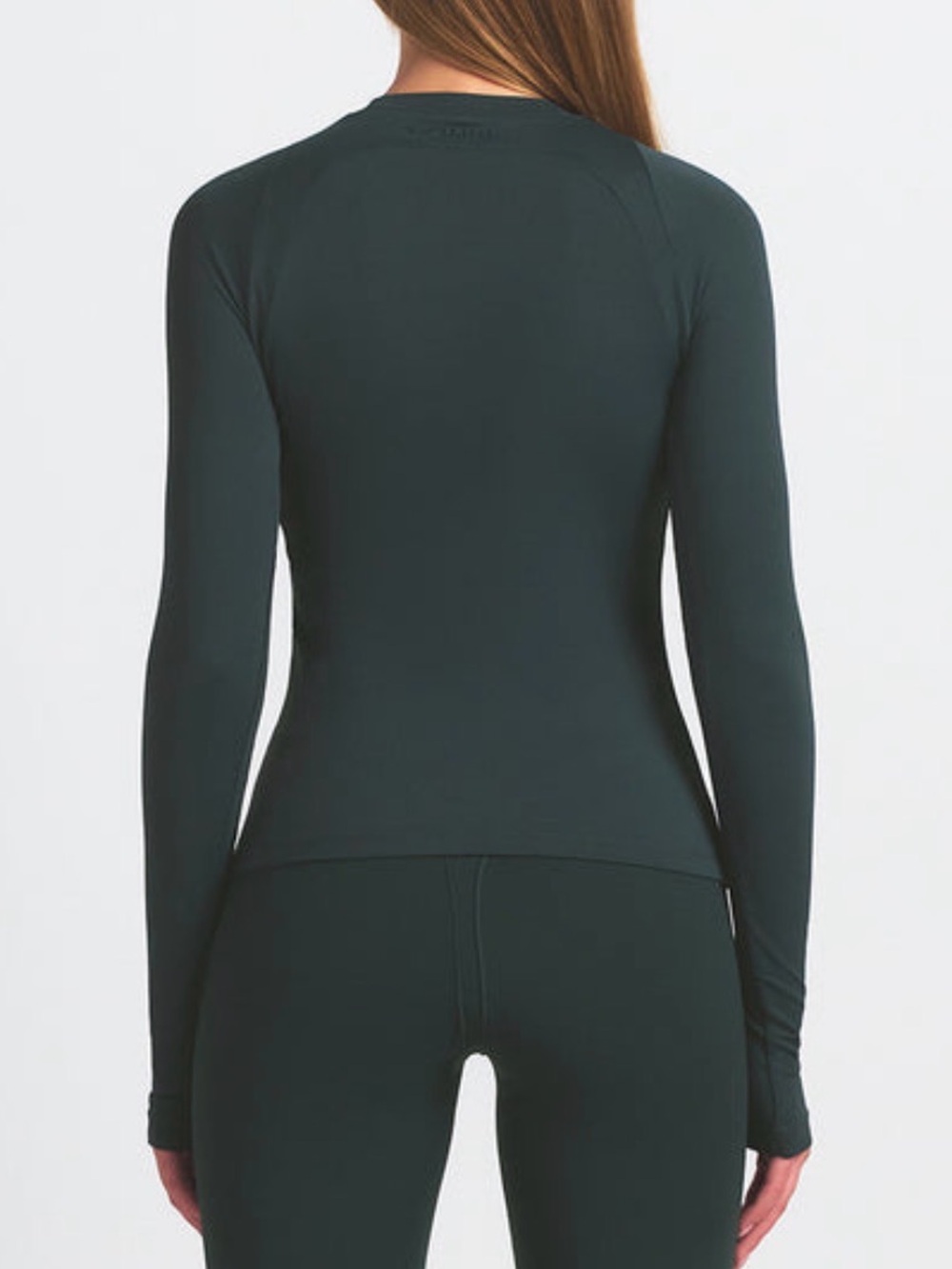 SKIMS Airy Long Sleeve Crew Neck Top | Dark Teal | S | NWT 🏷️ - Picture 1 of 10